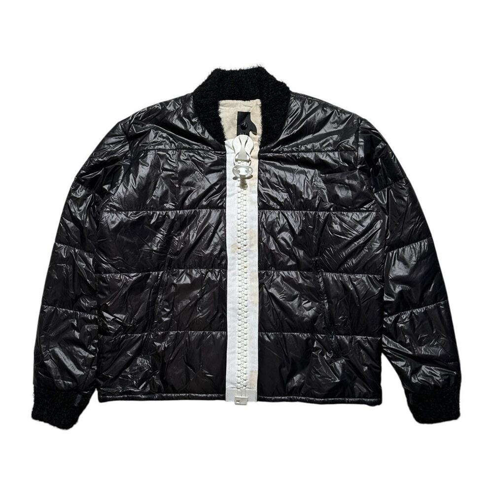 Pacifier zipper padded bomber